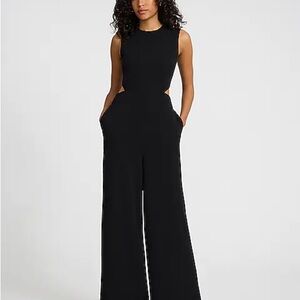 Express Black Cutout Jumpsuit